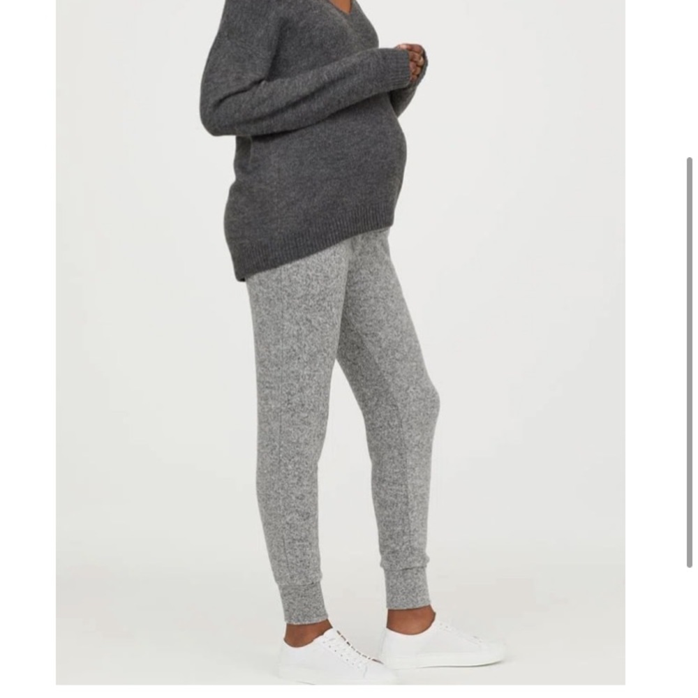 H&M Mama Maternity joggers with panel